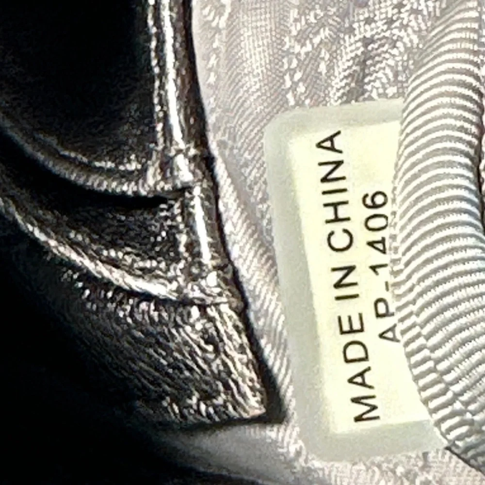 Michael Kors Kim Studded Quilted Gray Leather Messenger Crossbody Bag - Picture 10 of 13